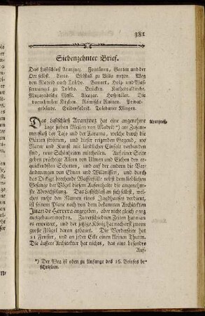 Siebenzehnter Brief.