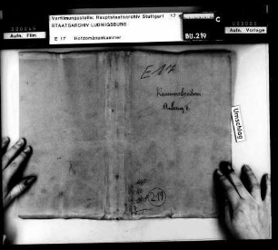 Inventar der Kellereiverwaltung