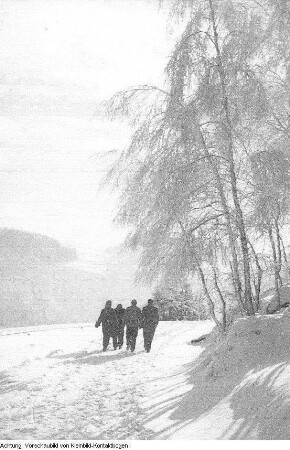 Winter, Landschaften und Skiläufer, 1952/1953