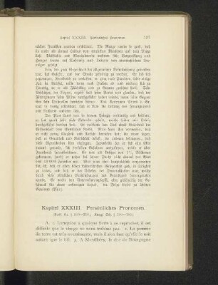 Kapitel XXXIII. Persönliches Pronomen.
