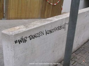 "WiR TANZEN KONZENTRiERT'