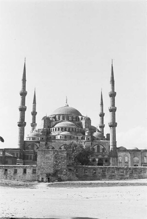 Reisefotos Türkei. Istanbul. Sultan-Ahmed-Moschee (Blaue Moschee) (1609-1616; M. Aga)