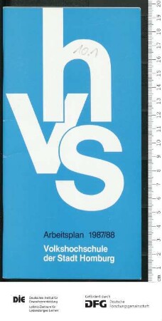 Programm Jahr 1987/1988