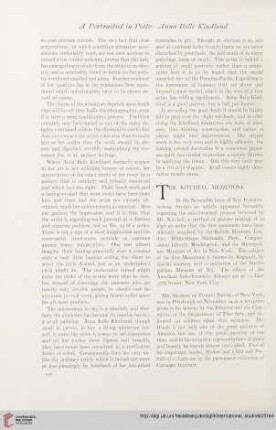 Vol. 60 (1916/1917) = No. 238: The Kitchell Mezzotone