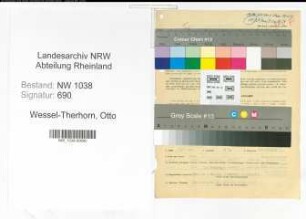 Entnazifizierung Otto Wessel-Therhorn , geb. 18.04.1910 (Buchhalter)