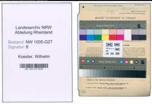 Entnazifizierung Wilhelm Koester , geb. 21.01.1906 (Verw.Inspektor)