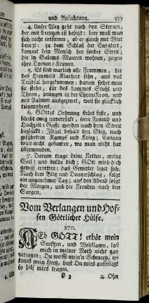 Vom Verlangen und Hoffen Göttlicher Hülfe.
