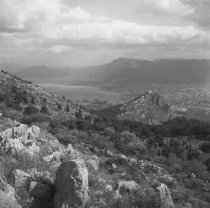 Palermo, Blick über Hafen und Stadt