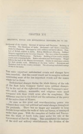 Chapter XVI. Religious, social and educational progress, 1805 to 1835
