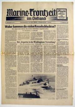 Kriegszeitung "Marine-Frontzeitung im Ostland"