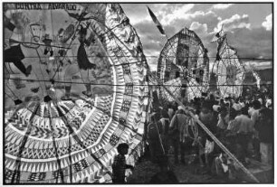 Santiago Sacatepequez. Drachenfestival day of the dead kites