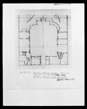 Paris, Palais Royal, Grundriss