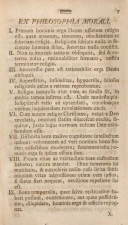 Ex philosophia morali.