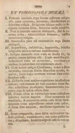 Ex philosophia morali.
