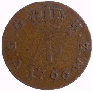 Münze, 3 Pfennig, 1766