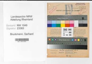 Entnazifizierung Gerhard Bruckmann , geb. 10.05.1890 (Rangierer)