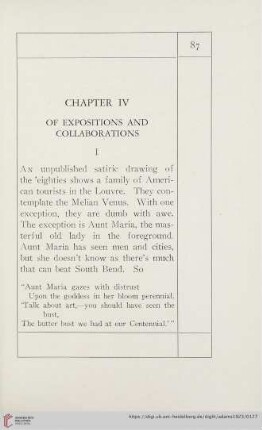Chapter IV Of Expositions and Collaborations
