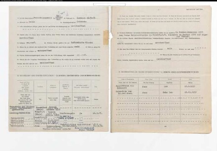 Entnazifizierung Rudolf Schneeberg , geb. 21.06.1906 (Zahnarzt)