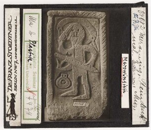 Steindenkmal, Merowingisch (Ende 7. Jhd.). Bonn, Museum (Stoedtner-Nr. 34082)
