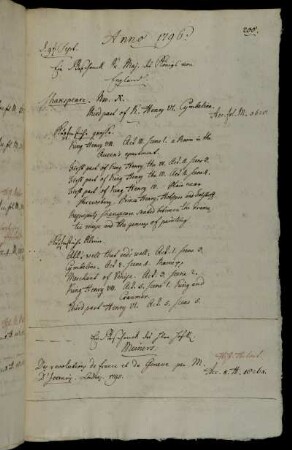 Ein Geschenck Sr. Maj. des Königs von England. - Ein Geschenck des Hhrn HofR. Meiners.