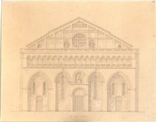 Bürklein, Eduard; Padua (Italien); S. Antonio - Ansicht