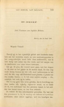 37e. brief. Drk Voortman aan kapitein Heimes