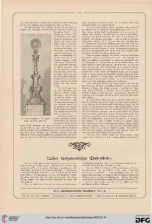 Unsere kunstgewerblichen Musterblätter