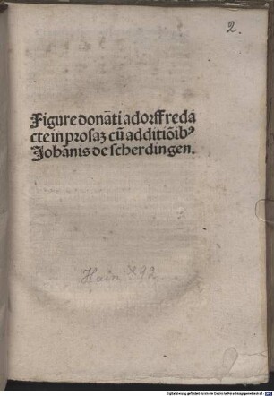 Figurae Donati redactae in prosam
