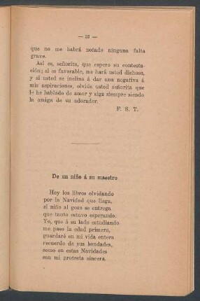 De un niño á su maestro