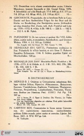 B. Deutsches Recht (Nr. 74-93)