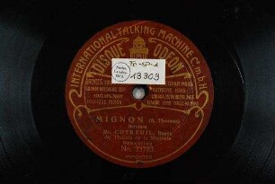 Mignon : Berceuse / (A. Thomas)