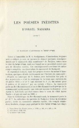 Les poésies inédites d'Israël Nadjara (suite)
