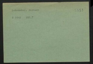 Schomaker, Hermann