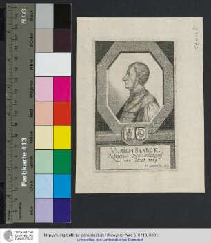 Vlrich Starck : Patricius Norimbergens Nat 1484 denat: 1549