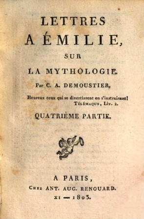 Lettres à Émilie, sur la mythologie, 3