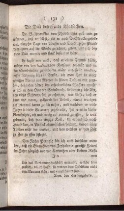 Die Diät betreffende Thatsachen.