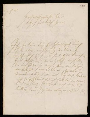 Brief von George Dathan an Johann Friedrich von Uffenbach. Speyer, 30. [...] 1747