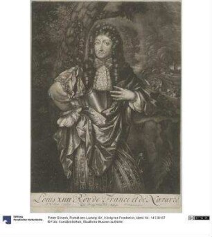 Porträt des Ludwig XIV., König von Frankreich