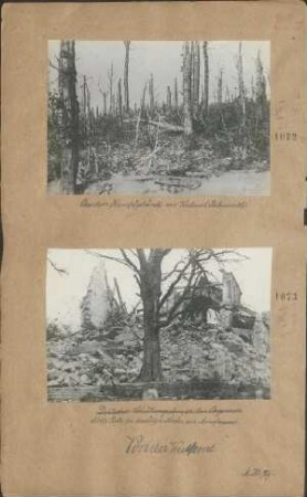 Aus dem Kampfgelände vor Verdun (Rabenwald)