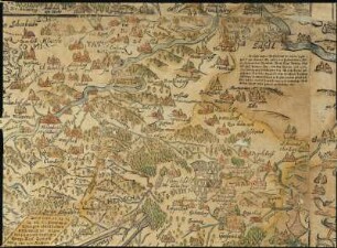 Tyringische Mapp Oder Landtafel (ca. 1:90 000)