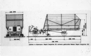 Selbstfahrender Ladewagen Rapid Cargotrac 20, schwarz gedruckte Masse: Rapid Cargotrac 30)