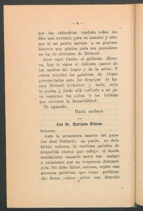 De Sr. Enrique Gómez