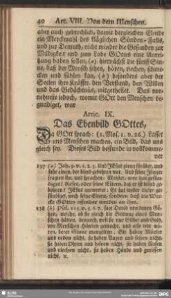 Artic. IX. Das Ebenbild Gottes