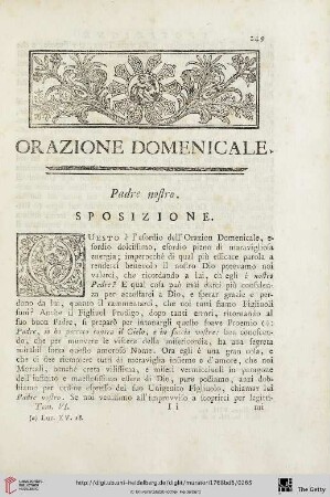 Orazione domenicale