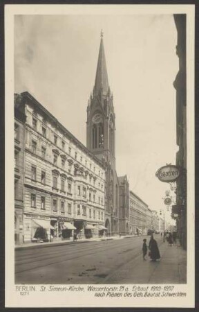 Ansichtskarte "St. Simeon-Kirche, Wassertorstr. 21 a" [2/2]