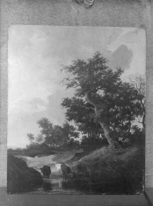 Landschaft mit Kühen