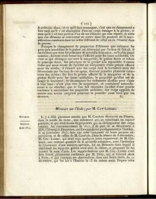 Mémoire sur l'Iode