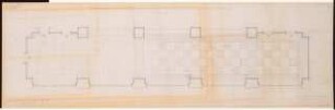 Reichsluftfahrtministerium, Berlin: Kasse L2 (EG): Grundriss (Pfeiler- und Fußbodenverkleidung) 1:20