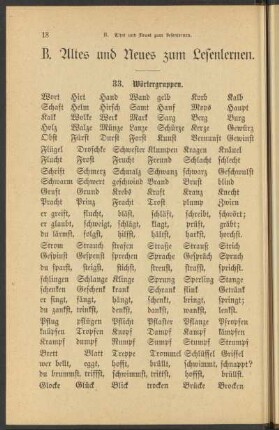 B. Altes und Neues zum Lesenlernen