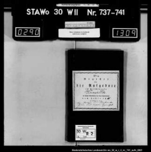 Zivilstandsregister Timmenrode (Kanton Blankenburg)